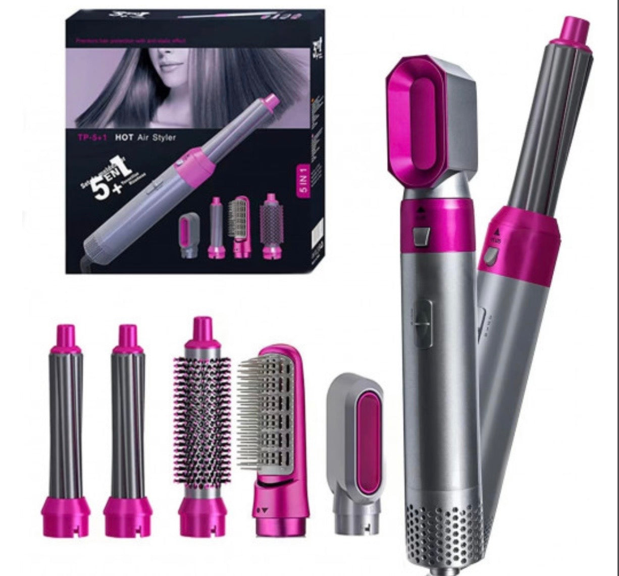 Cepillo para el cabello 5 en 1
