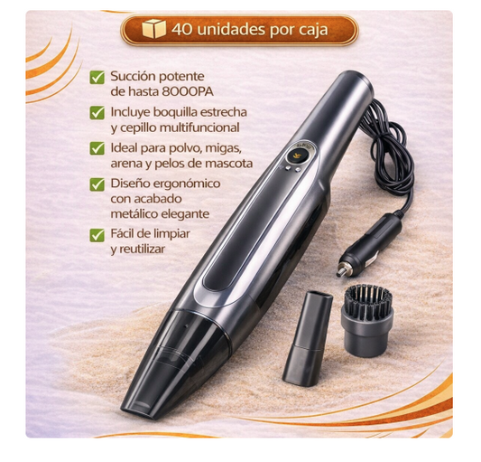 ASPIRADORA PORTÁTIL PARA AUTO (8000PA)
