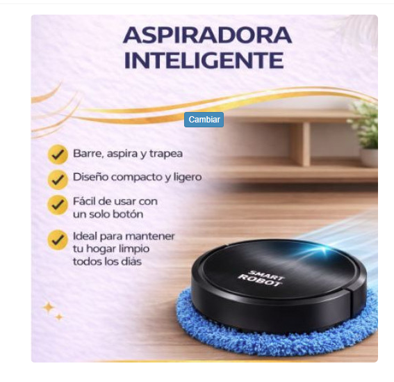 ASPIRADORA INTELIGENTE CON TRAPEADOR XM12